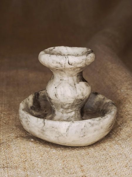 Classic marble candlestick