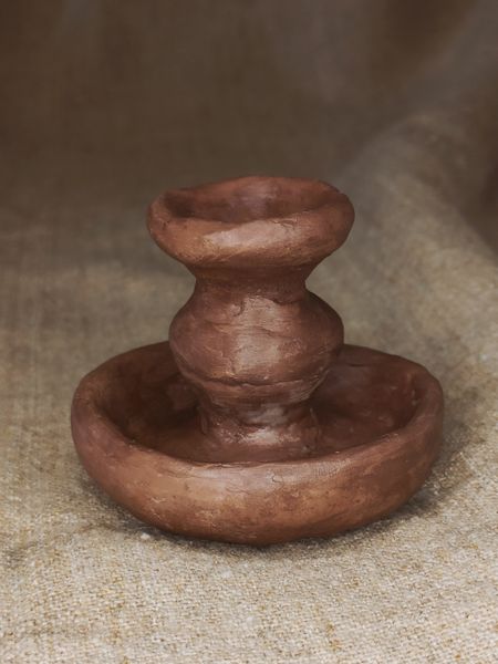 Classic brown candlestick