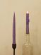 Beeswax Taper Candles lavender with lavender aroma