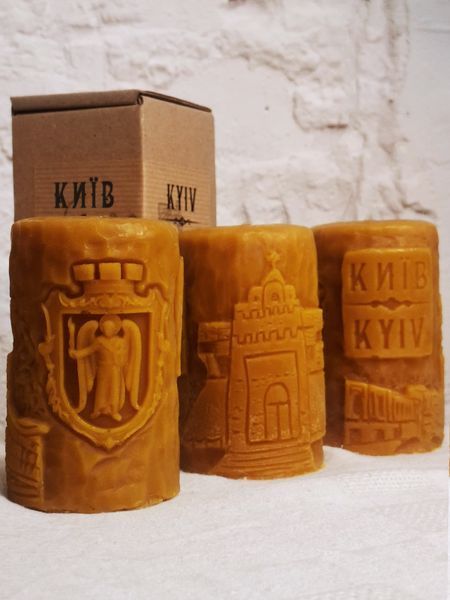 Kyiv: The Golden Gate of Kyiv - carved beeswax figure