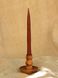 Beeswax Taper Candles burgundy with spicy cranberry