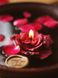 ROSE - floating candle-flower (set with candleholder)