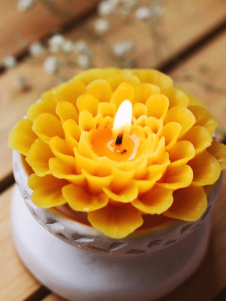 DAHLIA - floating candle-flower (set of 3 pcs)