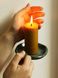 copy_RODOVYK - сarved beeswax candle (low)