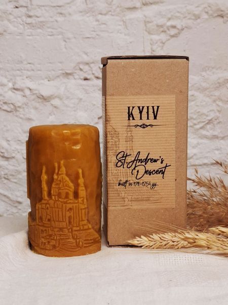 Kyiv: Saint Andrew's Descent - carved beeswax figure