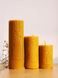 Chur - сarved beeswax candle (Middle)